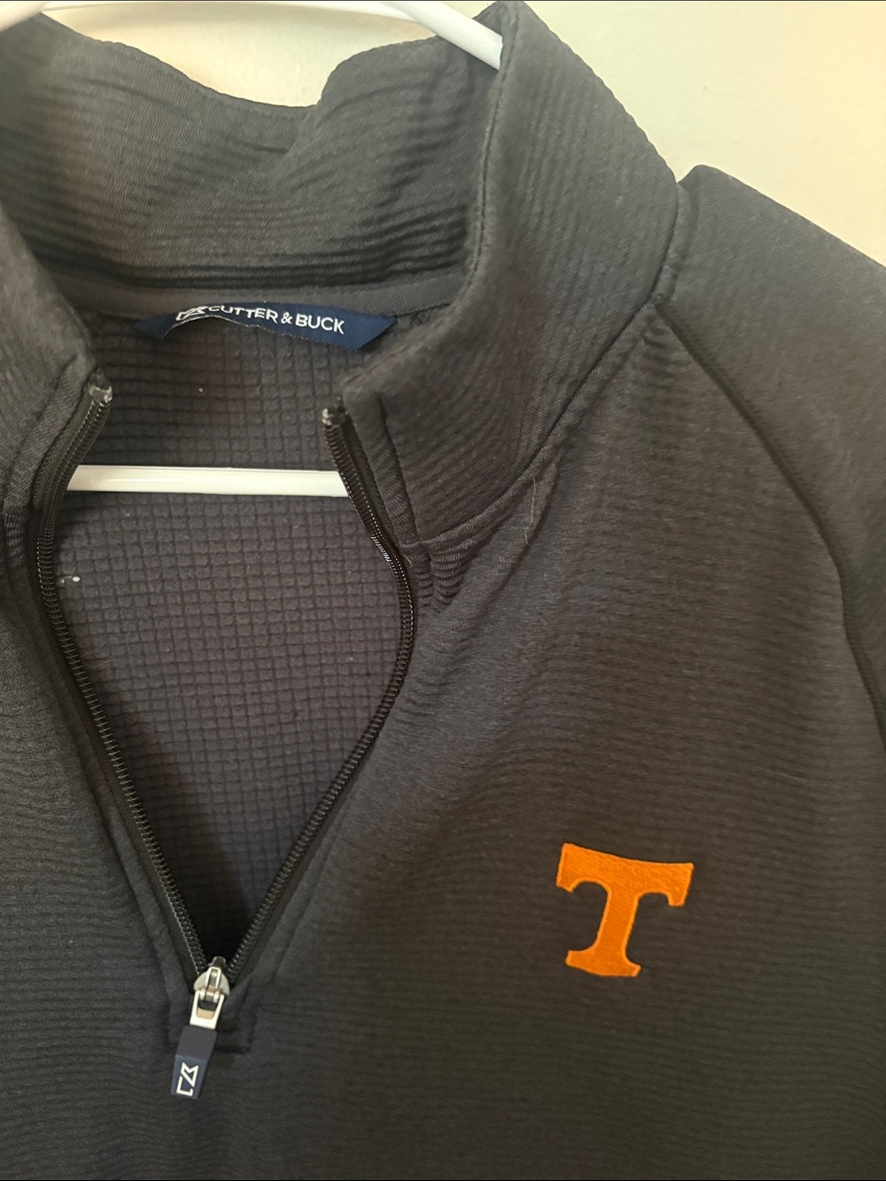 Tennessee Volunteers Charcoal 1/4 Zip Pullover Mens Large - Picture 2 of 3